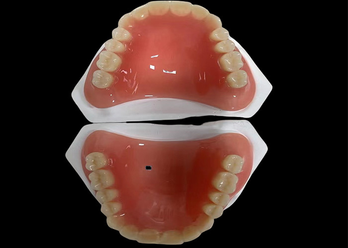 Dentadura completa de acrílico ligera duradera asequible y personalizable Solución para el reemplazo completo de dientes