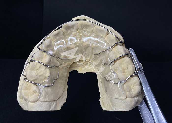 Confortable para usar el retenedor Hawley de AMD Dental Lab para una ortodoncia segura y saludable